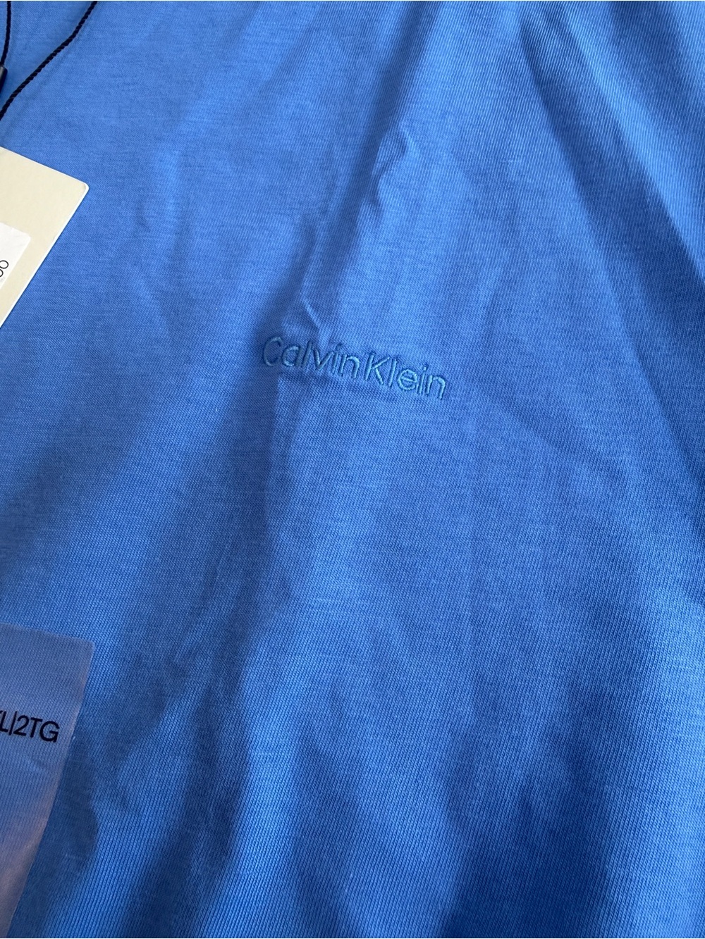 Calvin Klein Men’s Blue Logo T-Shirt 2XL – New With Tags - Picture 4 of 5